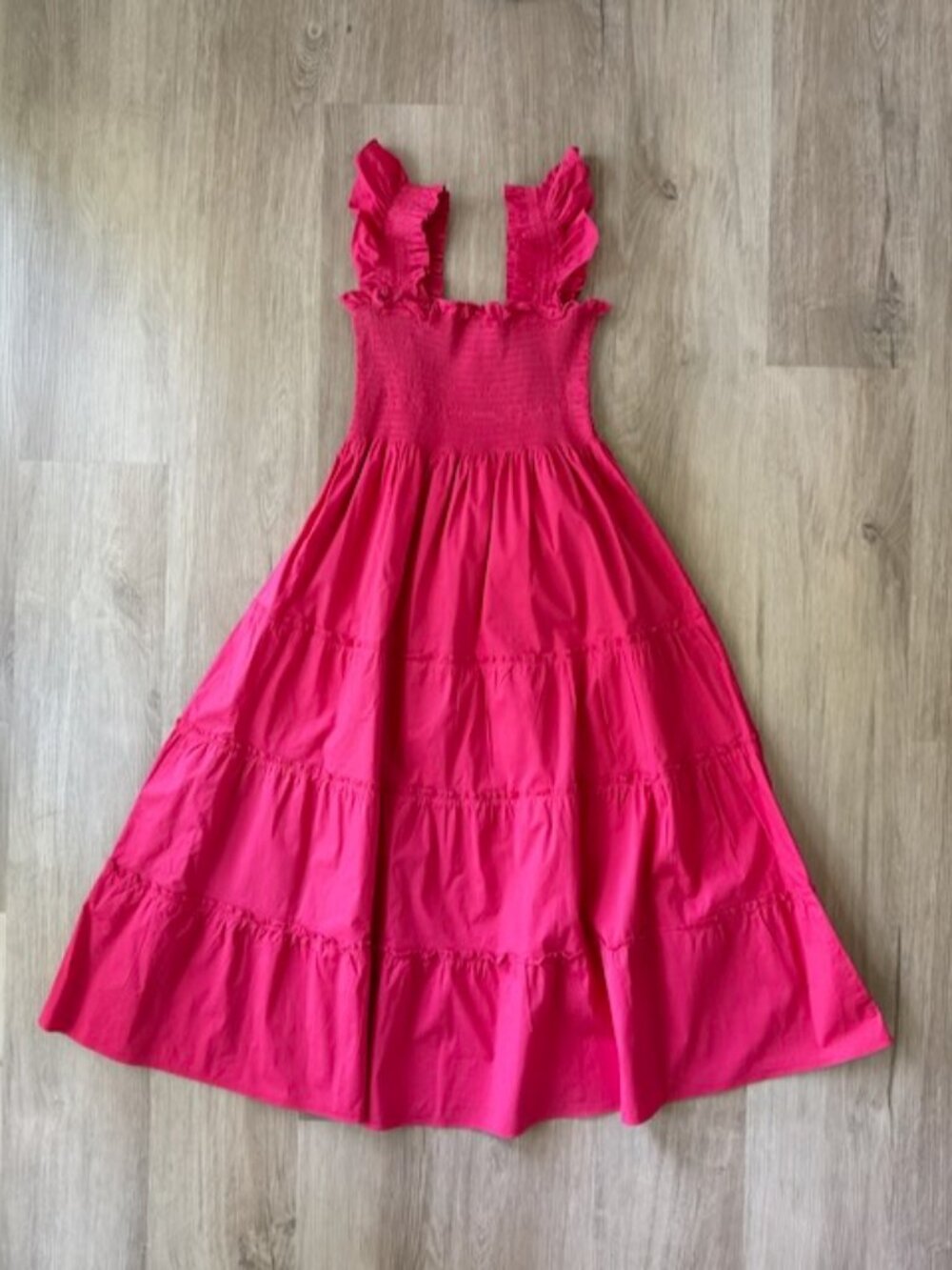 Hill House Ellie Nap Dress Soft Red XS *FLAW